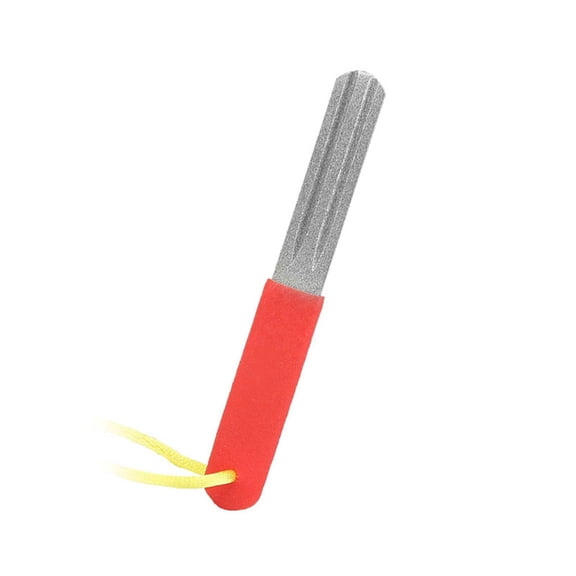Double Sided Diamond Fishing Hook Sharpener 400/600 Grits Whetstone Grinding File Tool for Outdoor Angling Accessories 4.02 inches / 10.2 cm Length