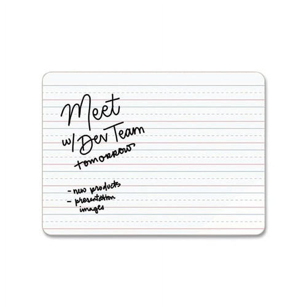 DoubleSided Dry Erase Lap Board 12 x 9, White Surface, 10/Pack