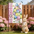 thumbnail image 1 of Double Sided Easter Garden Flag Waterproof Yard Decoration for Outdoor Spring Home Welcome Flag(A), 1 of 6