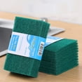 thumbnail image 1 of Double Sided Emery Sponge Cleaning Cloths, 5-pack Green 10x15cm Scrub Pads with Super Absorbent & Rust Removal, for Pots Pans Kitchen Cleaning and Household Deep Scrubbing Needs,Vsgery, 1 of 9