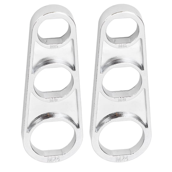 Double Sided Faucet Bubbler Wrench Set, M16-M26 Zinc Alloy Universal Tap Aerator Tool for Home Repair & Maintenance
