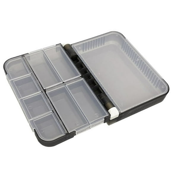 Double Sided Fishing Tackle Box Baits Lures Organizers Case Fishing Tool Box for Tool, Fishing Tackle, Craft, Part
