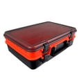 thumbnail image 1 of Double Sided Fishing Tackle Box Portable Large Capacity Lure Organizer with Snap-Lock Compartments for Anglers, Shore & Boat Fishing, Durable Plastic, 1 of 5