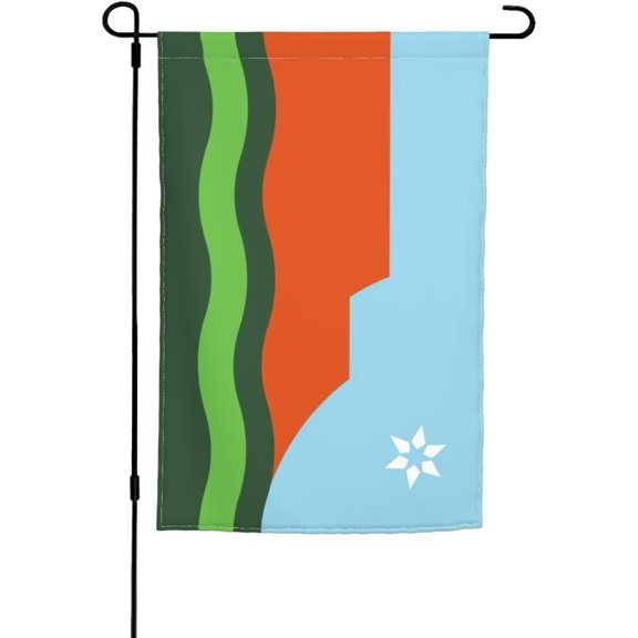 Double Sided Flag Of Green River, Utah Garden Flag 12x18 Inch Yard Welcome Banner Outdoor Garden Farmhouse Decor Flags
