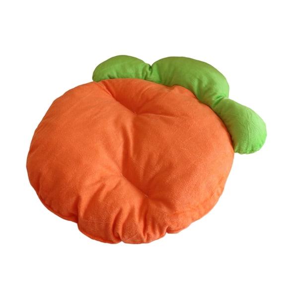 Double Sided Pet Bed - Carrot Shaped Plush Cushion for Rabbits, Hamsters, Sugar Gliders, Soft Warm Nesting Pad & Bedding for Small Animals