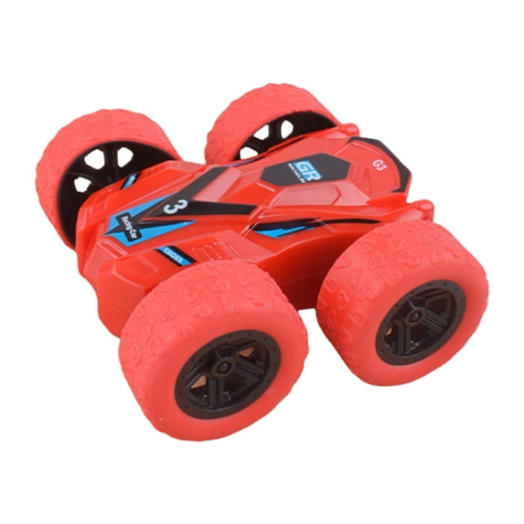 Double Sided Flip Car Toy, Friction Powered Inertia Drive Vehicle, 360 Degree Rotation Stunt Car, Shock Resistant Durable Plastic Model, Interactive Motion Toy For Indoor Outdoor Play