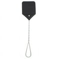 thumbnail image 1 of Double-Sided Fly Swatter, PU Leather Fly Swatter Heavy Duty Fly Swatter with Durable Iron Handle, Handle Insect Wasp Pest Control, Paddle Fly Swatter Faux Control for Flies Smooth Surface, 1 of 5
