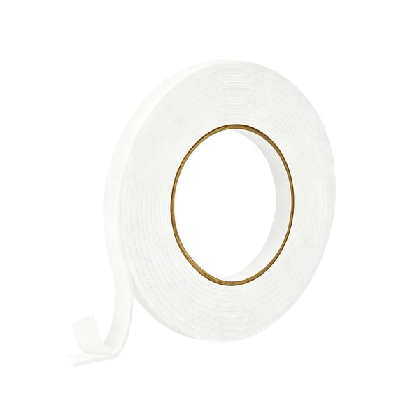 Double Sided Foam Tape Foam Tape Sponge Soft Mounting Adhesive Non Reflective for School Craft Picture Poster Hanging 177*0.4In