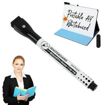 Double-Sided Folding Whiteboard - Portable Dry Erase Board for Study, Meetings, Doodling, and Planning (Includes 10ml Black Marker)