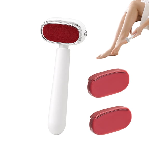 Double-Sided Foot Scraper for Callus Removal – Stainless Steel Foot File Rasp, Arc-Shaped Dead Skin Remover for Cracked Heels & Corns, Ergonomic Anti-Slip Handle, Safe Pedicure Tool