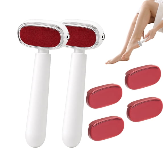 Double-Sided Foot Scraper for Callus Removal – Stainless Steel Foot File Rasp, Arc-Shaped Dead Skin Remover for Cracked Heels & Corns, Ergonomic Anti-Slip Handle, Safe Pedicure Tool