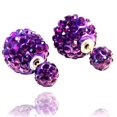 thumbnail image 1 of Double Sided Front Back Peek A Boo Ball Stud Earrings, 1 of 2