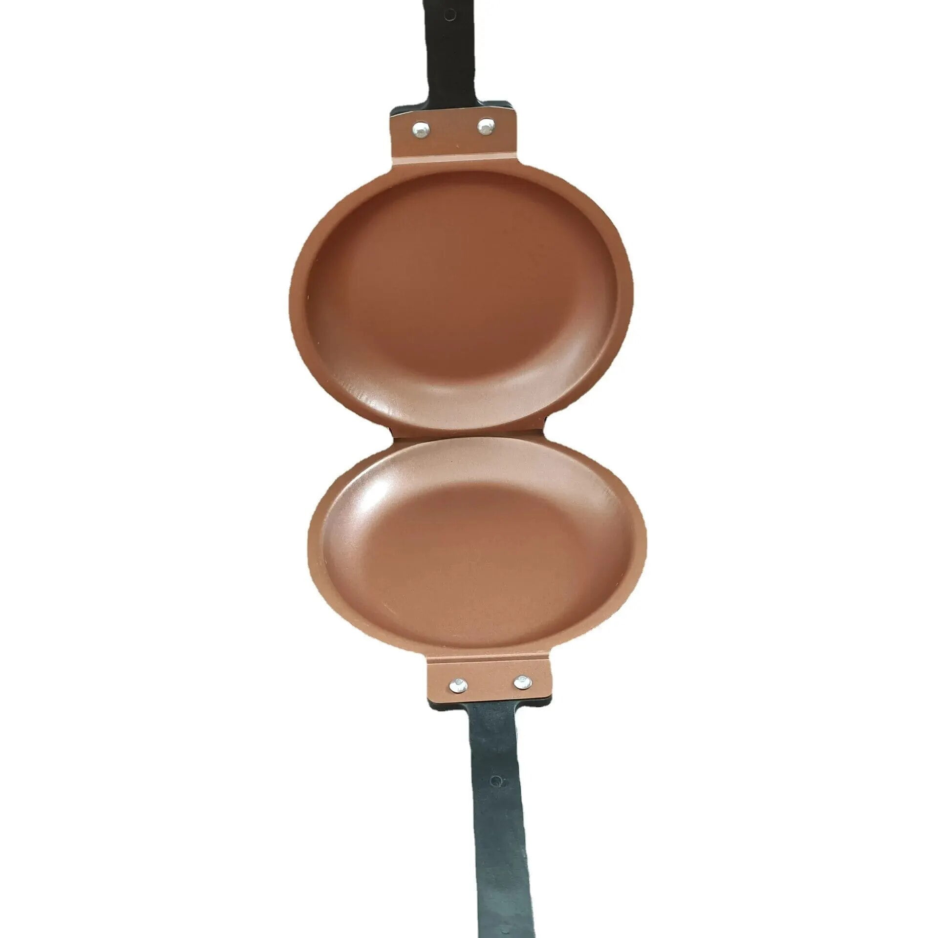 Double Sided Nonstick Frying Pan - Reversible Grill & Sandwich Maker For Kitchen & Camping