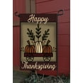 thumbnail image 1 of Double-Sided Garden Flag 12x18 Fall Yard Decor Outdoor Garden Welcome Flag for Lawn Farm and Patio Banner (Happy Thanksgiving), 1 of 1