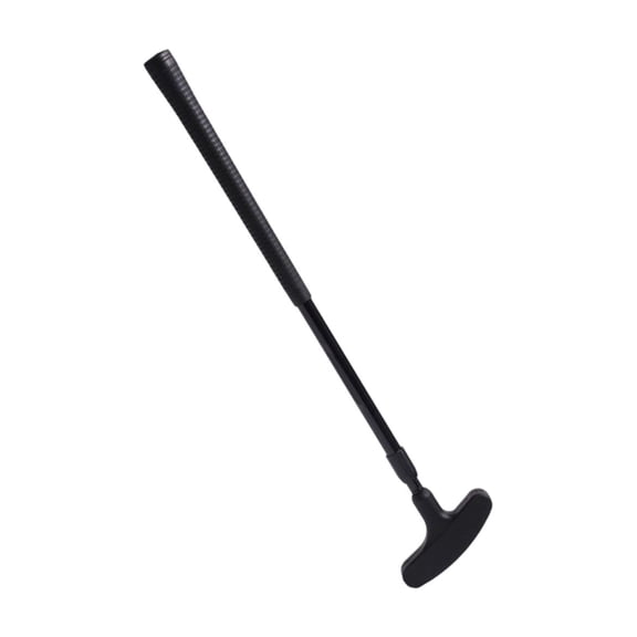 Double Sided Golf Putter Extendable with Scale Markings Adjustable Putting Shaft for Indoor Practice Putting Trainer 22 Inch Black
