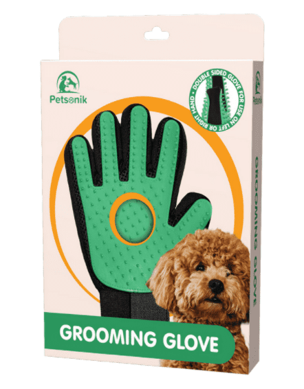 Petsonik Double Sided Grooming Glove (Green)