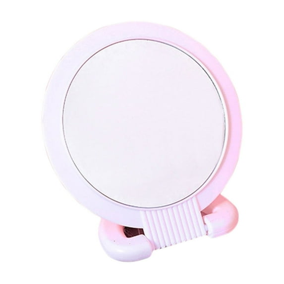 Double-Sided Handheld Makeup 6 Inch Portable Beauty Tool for Travel Desktop Use with 2X Magnification and Unique Design
