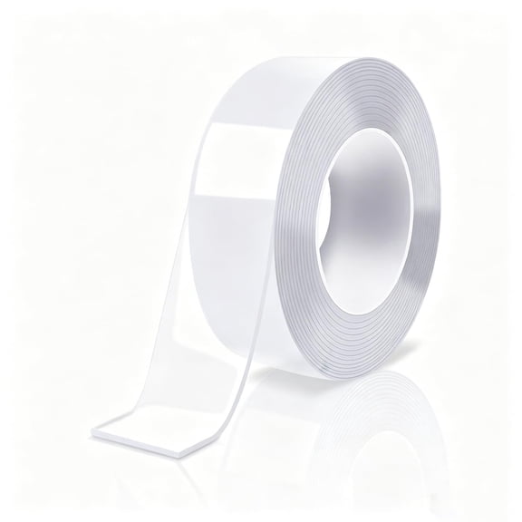 Double Sided Heavy Duty Extra Strong Adhesive Tape - Removable Mounting Tape, Indoor/Outdoor General Purpose Nano Tape for Securing Picture Frames, Carpets - Reusable & Without Leaving Adhesive Marks
