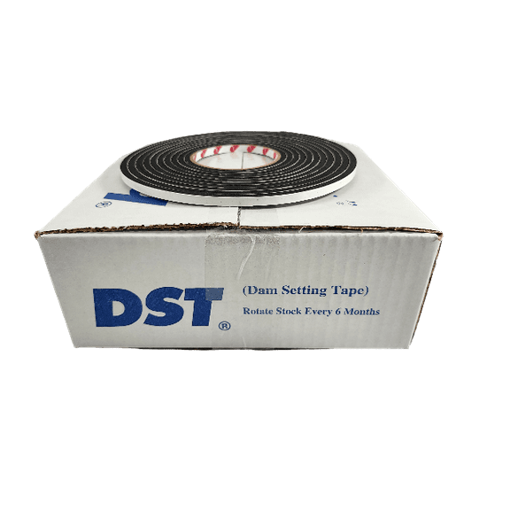 Marcy ME5495 Dam Setting Tape Double-Sided Adhesive High Density Foam 5/16" H x 1/4" W x 15'