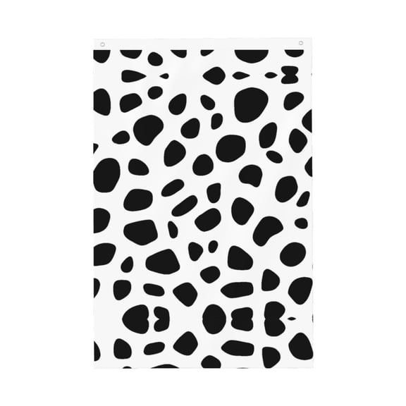 Double Sided House Flag Cow Spots Garden Flag For Outside Room House Yard Indoor (2x3ft)