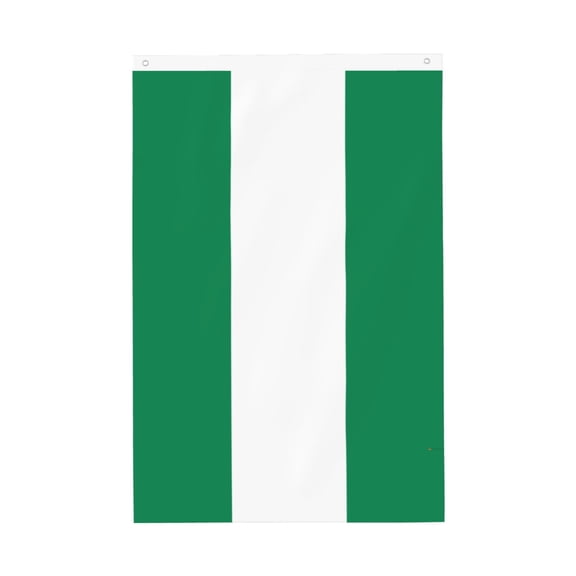 Double Sided House Flag Flag Of Nigeria Garden Flag For Outside Room House Yard Indoor (2x3ft)