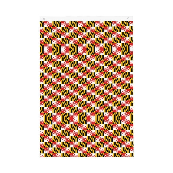 Double Sided House Flag Maryland Flag Pattern Garden Flag For Outside Room House Yard Indoor (2x3ft)