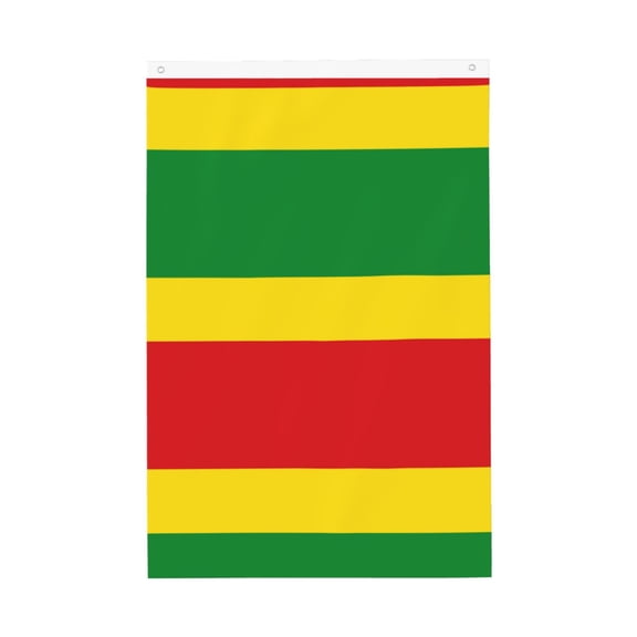 Double Sided House Flag Rastafari Flag Garden Flag For Outside Room House Yard Indoor (2x3ft)