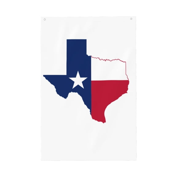 Double Sided House Flag Texas Flag Map Garden Flag For Outside Room House Yard Indoor (2x3ft)
