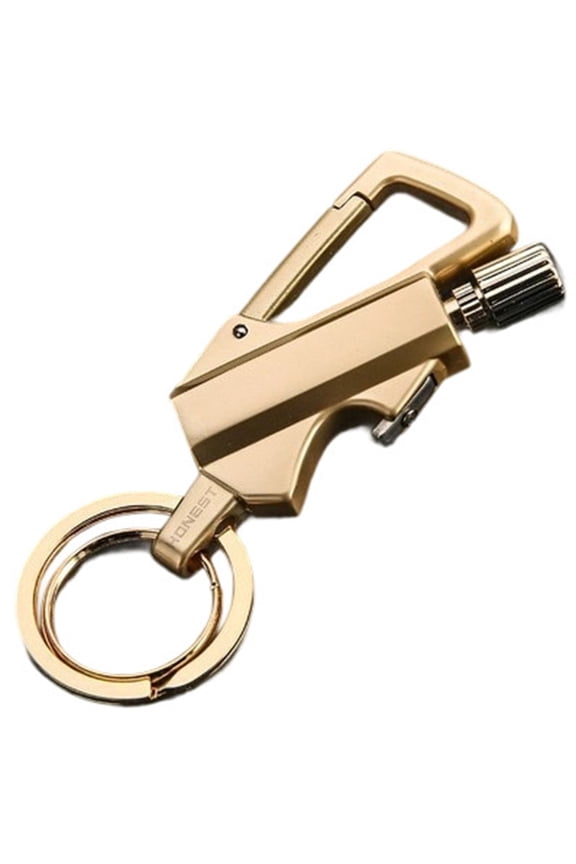 Double-Sided Ignition Permanent Match Lighter With 666 Million Strikes Lifespan, Outdoor Must-Have For Hiking Camping Traveling And Various Adventures, Waterproof Portable Metal