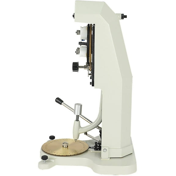 Double-Sided Inner Ring Engraving Machine with Interchangeable 1.5mm-2.0mm Character Stamps for Precise Ring Inscription