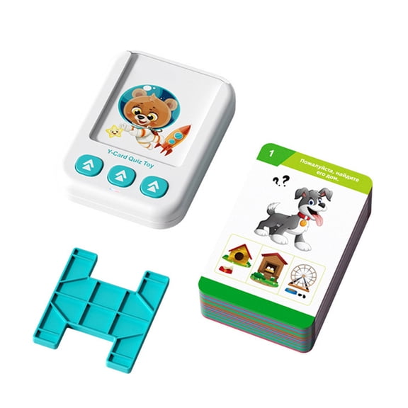 Double Sided Interactive Learning Cards For Toddler Cognitive Development Toy With Russian English Educational Games