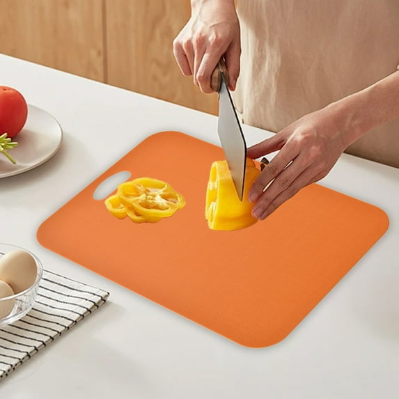 Double-Sided Kitchen Cutting Board - Multifunctional Chopping Block for Fruit Vegetable Meat Reversible Household Prep Board