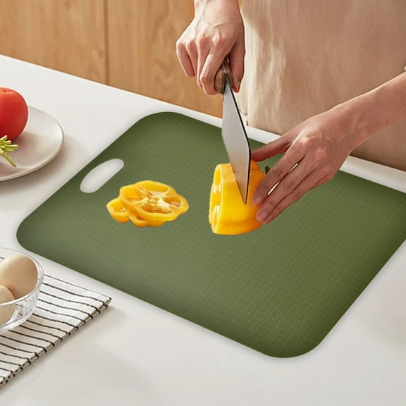 Double-Sided Kitchen Cutting Board - Multifunctional Chopping Block for Fruit Vegetable Meat Reversible Household Prep Board
