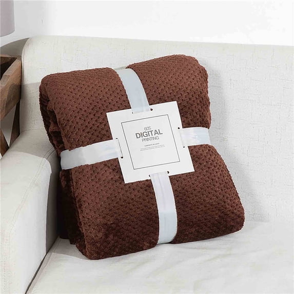 Double-Sided Lamb Fleece Thick Blanket, Super Soft Warm Breathable Skin-Friendly, Reversible Fade Resistant Machine Washable Multi-Use Throw for Sofa Bed Camping Travel Home