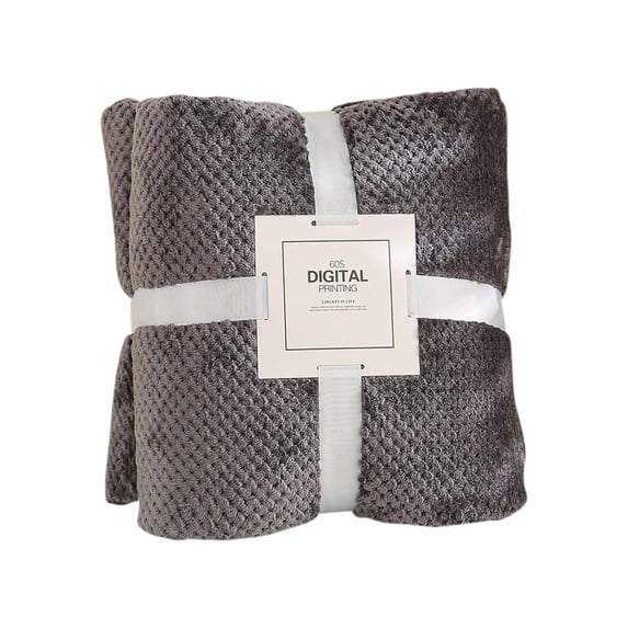 Double-Sided Lamb Fleece Thick Blanket, Super Soft Warm Breathable Skin-Friendly, Reversible Fade Resistant Machine Washable Multi-Use Throw for Sofa Bed Camping Travel Home