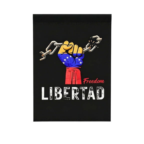 Double-Sided Letter Garden Flag – 12x18 Inch Indoor Outdoor Polyester Yard Banner, Decorative Flag for Porch, Lawn, Patio, or Holiday Display