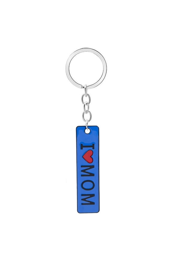 Double-Sided Lettering Dripping Oil I Love Mom Mother's Day Gift