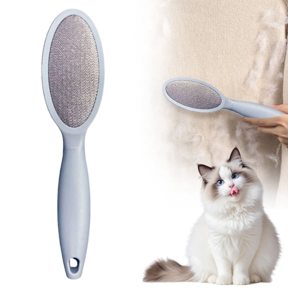 Double-Sided Lint Brush for Clothes, Pet Hair & Furniture – Portable, Reusable Hair Remover for Couch, Carpet, and Upholstery, Twin Pack for Efficient Cleaning, D