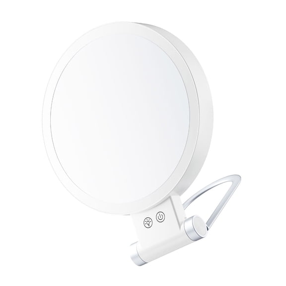 Double Sided Looking Glass with Magnifyings and Dimming LED Illuminations Portable Rechargeable Cosmetic Looking Glass