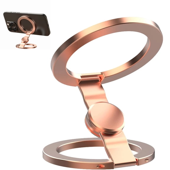 Double-Sided Magnetic 360° Rotatable Fidget Spinner Phone Stand, Foldable Pocket Sized Fingertip Gyro Holder For Desk Car Gym And Travel Use