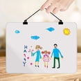 thumbnail image 1 of Double Sided Magnetic Dry Erase Board, 12x9 Inch Whiteboard with Stand & Full Accessory Kit, Reusable Memo Board for Office, Home, Kitchen, Fridge, Drawing, Planning, 1 of 7