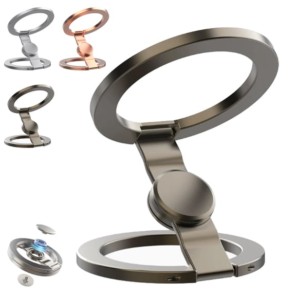 Double - Sided Magnetic Fidget Spinner Stand - 360° Rotation for Desk & Travel