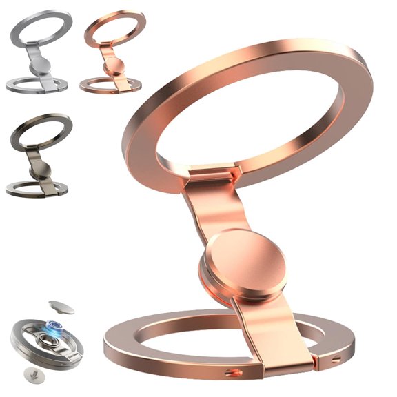 Double - Sided Magnetic Fidget Spinner Stand - 360° Rotation for Desk & Travel