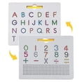 Double Sided Magnetic Letter & Number Board Set Alphabet & Numbers ...