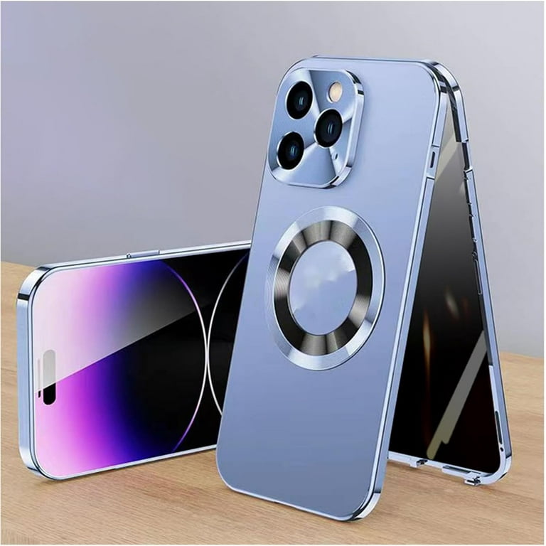 Double-Sided Magnetic Phone Case, Magnetic Tempered Glass Double