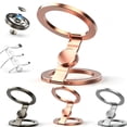 thumbnail image 1 of Double Sided Magnetic Phone Holder Ring Stand Foldable Metal Phone Grip Desk Support for Smartphones and Cases, 1 of 6