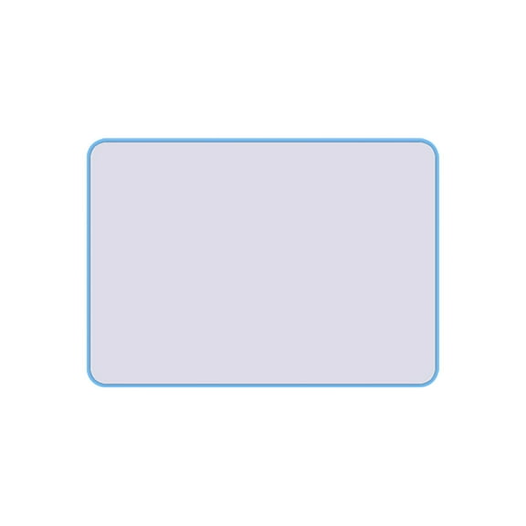 Double Sided Magnetic Whiteboard, Dry Erase Board with Stand, Memo Board for Office Home Kitchen, Wall Mount or Desktop Whiteboard(Blue)