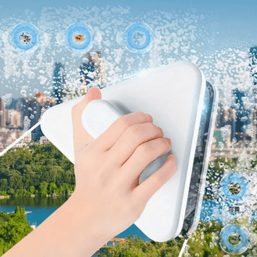 Double-Sided Magnetic Window Cleaner for High-Rise Glass  Safe Efficient Durable Scratch-Free Cleaning Tool for Homes Offices Apartments.