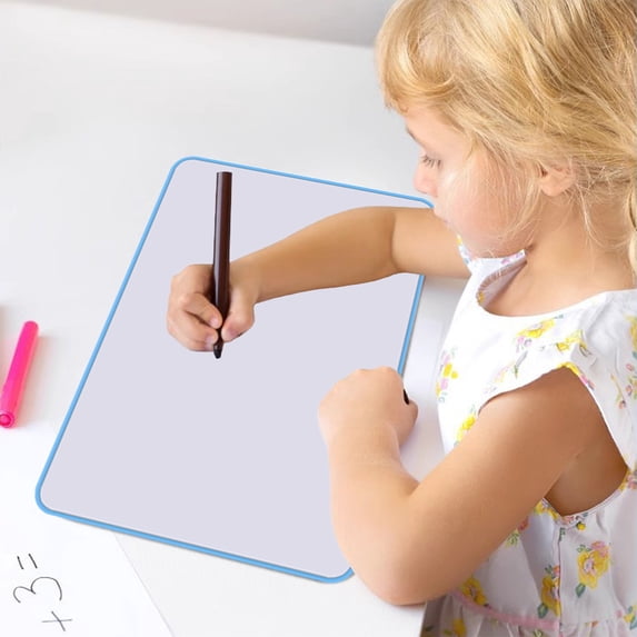 Double Sided Magnetic Writing Board,Portable Memo Whiteboard,Convenient Draft Board for Student Office Home Daily Use