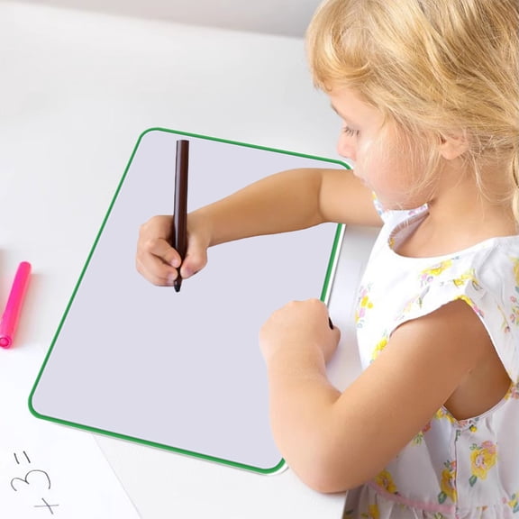 Double Sided Magnetic Writing Board,Portable Memo Whiteboard,Convenient Draft Board for Student Office Home Daily Use